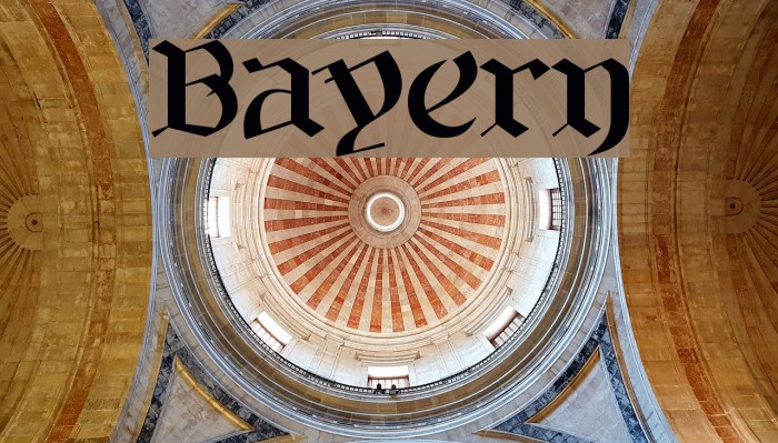 Bayern Font examples