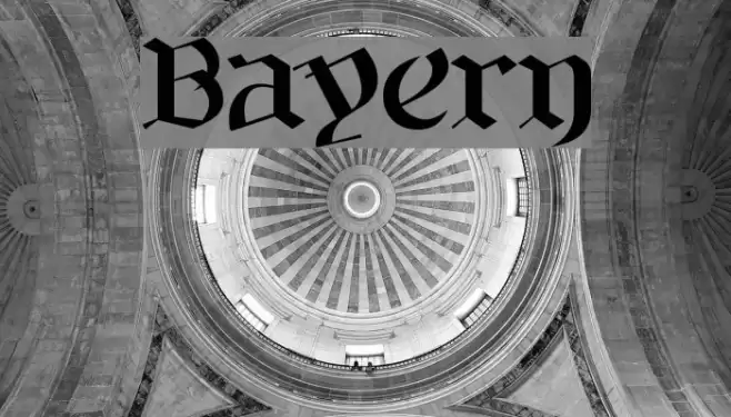 Bayern Fonte examples