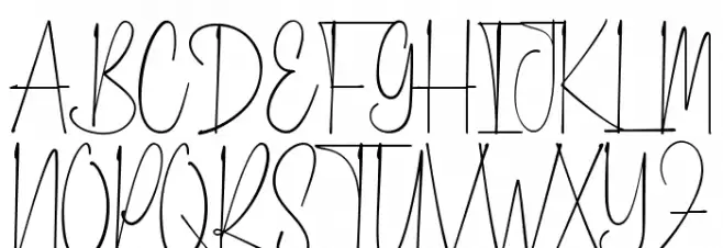 Bayfield Road Demo 字体 大写