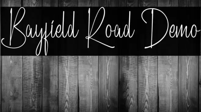 Bayfield Road Demo 字体 examples