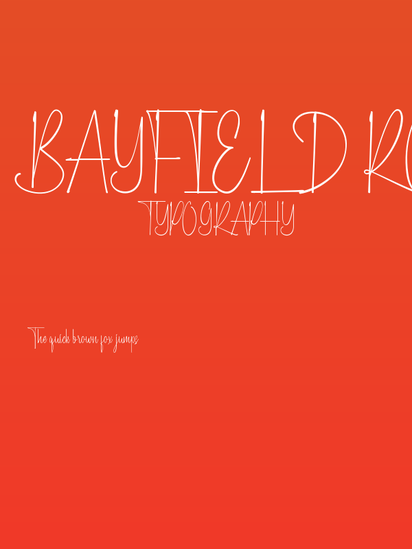 Bayfield Road Demo Poster