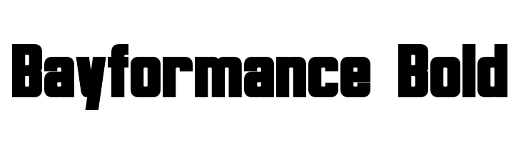 Bayformance Bold Font