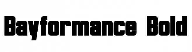 Bayformance Bold  Fuentes Gratis Descargar