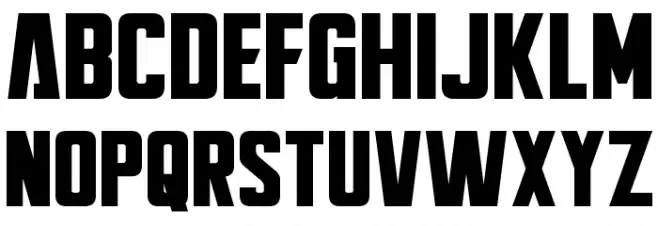 Bayformance Font UPPERCASE