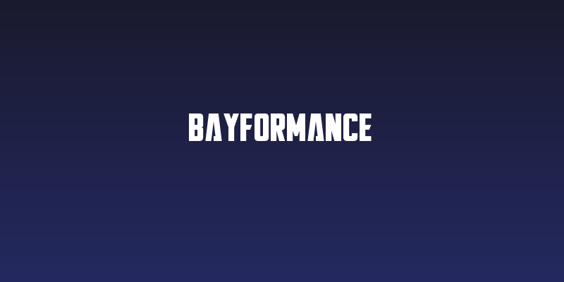 Bayformance Social Header