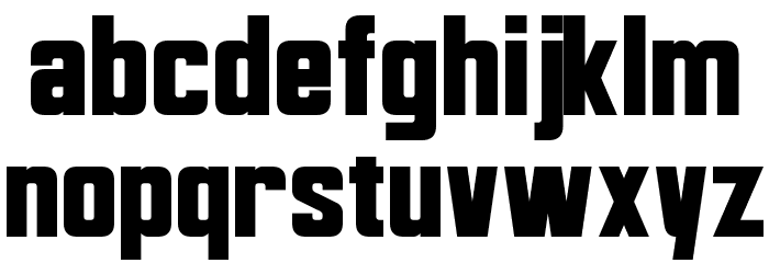 Bayformance Font LOWERCASE