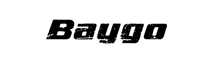 Baygo  font caratteri gratis