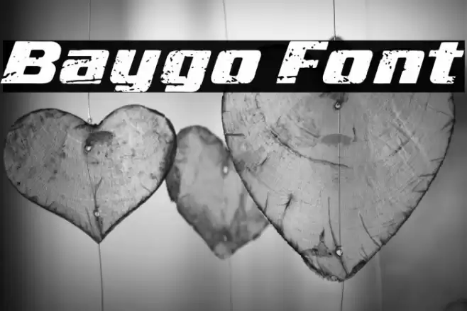 Baygo Font examples
