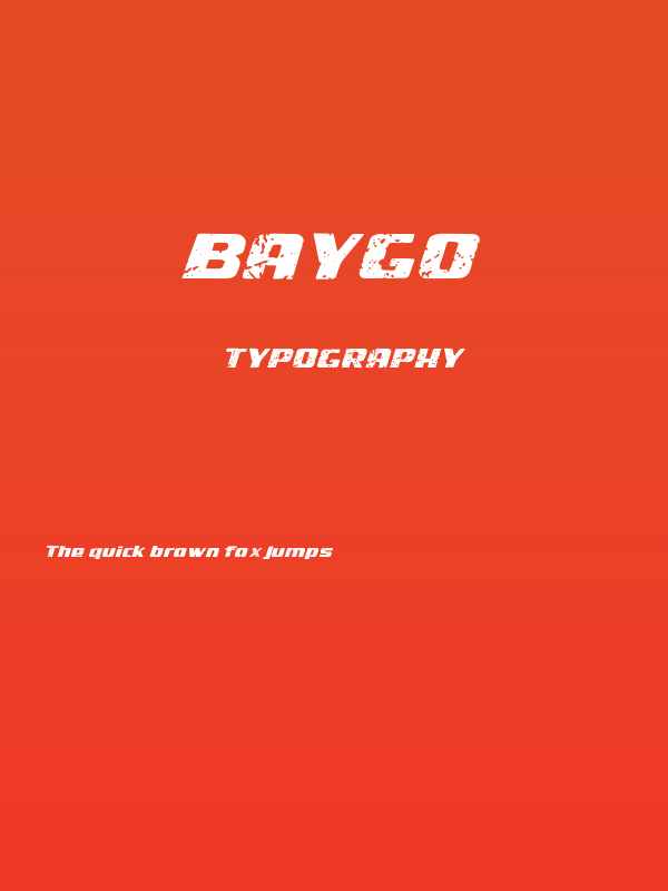 Baygo Poster