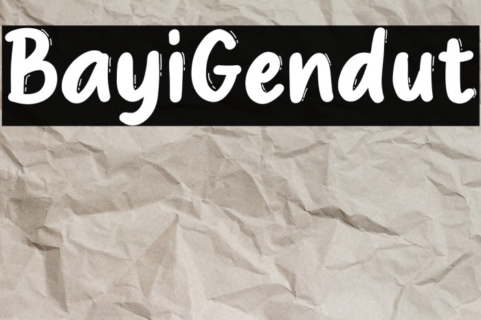 Bayi Gendut Example 1