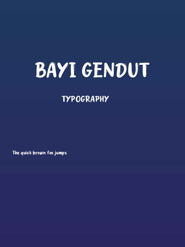 Bayi Gendut Poster