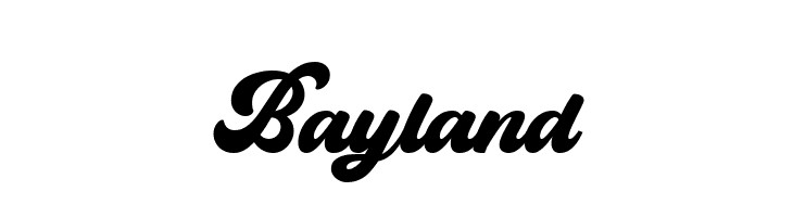 Bayland  baixar fontes gratis