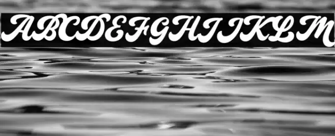 Bayland Font examples