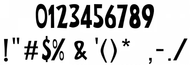 Baylock Font OTHER CHARS