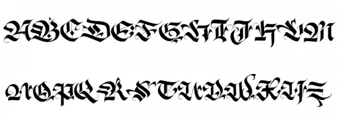 Baymanat Schriftart Groß