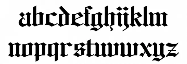 Bayone Font LOWERCASE