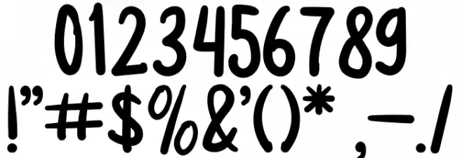 Bayonette Font OTHER CHARS