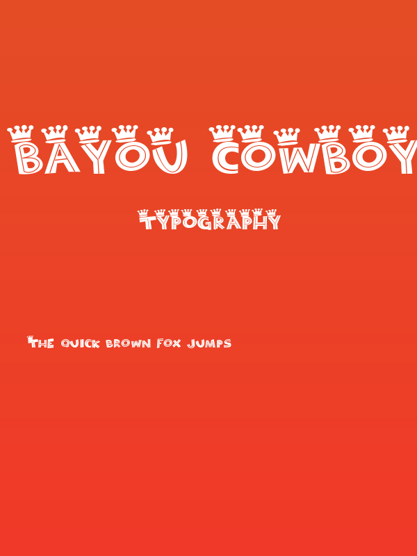 Bayou Cowboy Poster