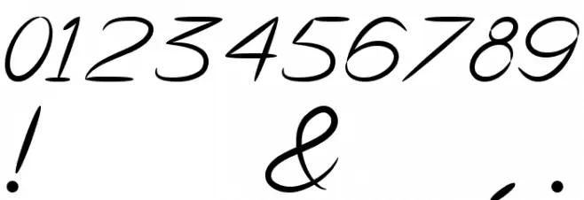 Bayou Font OTHER CHARS