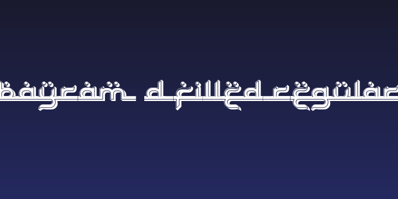 Bayram 3D Filled Regular Social Header