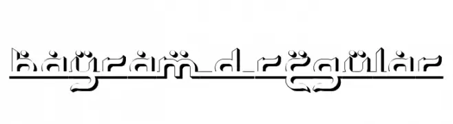 Bayram 3D Regular  Free Fonts Download