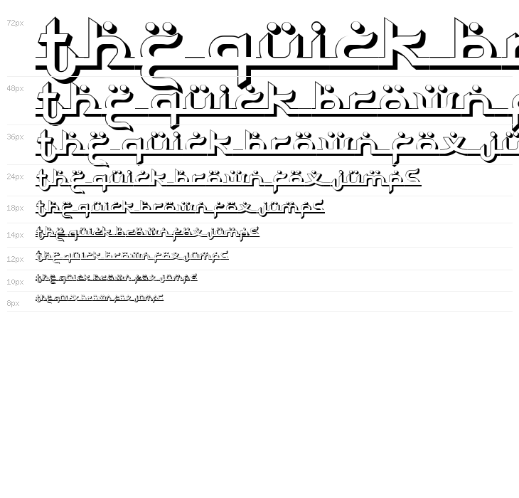 Bayram 3D Regular Waterfall