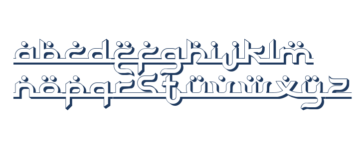Bayram 3D Regular Lowercase