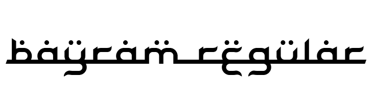 Bayram Regular  नि: शुल्क फ़ॉन्ट्स डाउनलोड