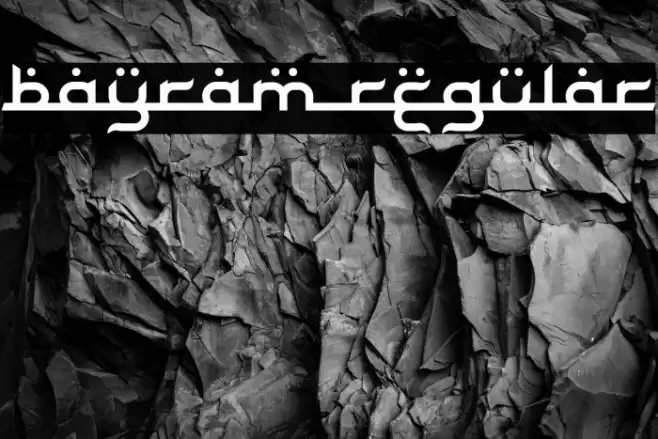 Bayram Regular Font examples