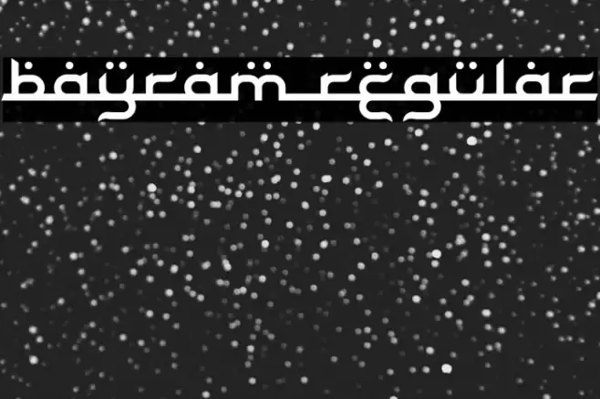 Bayram Regular Font examples