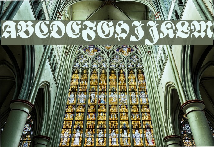 Bayreuth Font examples