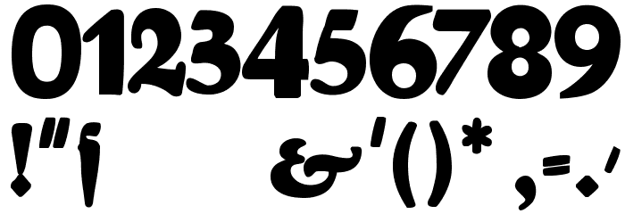 Bayreuther-BlaXXL Font OTHER CHARS