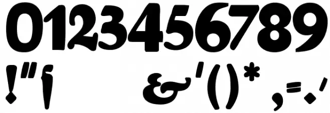 Bayreuther-BlaXXL Font OTHER CHARS