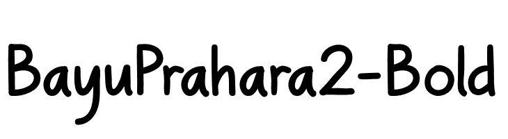 BayuPrahara2-Bold  les polices de caractères gratuit tlcharger