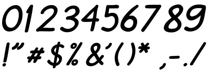 BayuPrahara2-BoldItalic Font OTHER CHARS