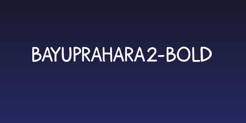 BayuPrahara2-Bold Social Header