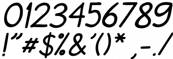 BayuPrahara2-Italic Font OTHER CHARS