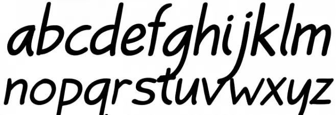 BayuPrahara2-Italic خط أحرف صغيرة