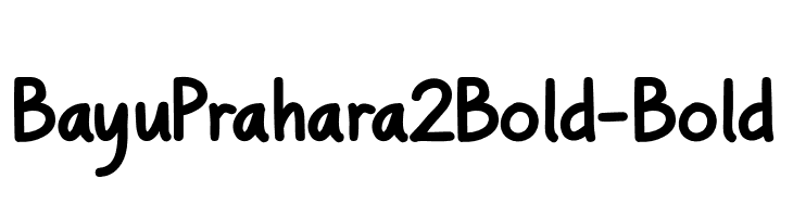 BayuPrahara2Bold-Bold  Fuentes Gratis Descargar