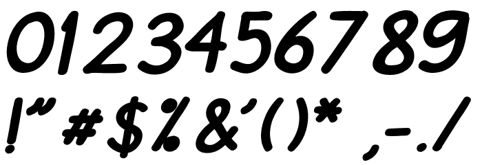 BayuPrahara2Bold-BoldItalic Font OTHER CHARS