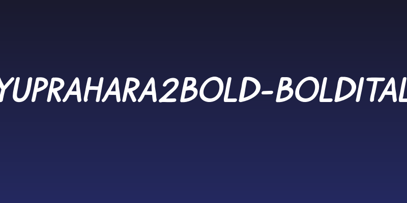 BayuPrahara2Bold-BoldItalic Social Header
