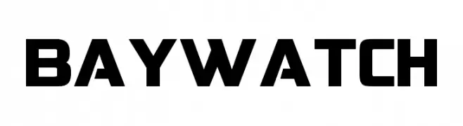Baywatch  Frei Schriftart Herunterladen