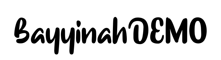 Bayyinah-DEMO  font caratteri gratis