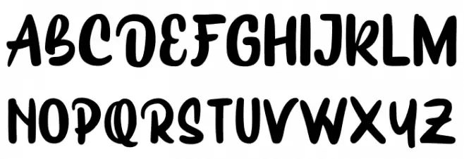 Bayyinah-DEMO Schriftart Groß