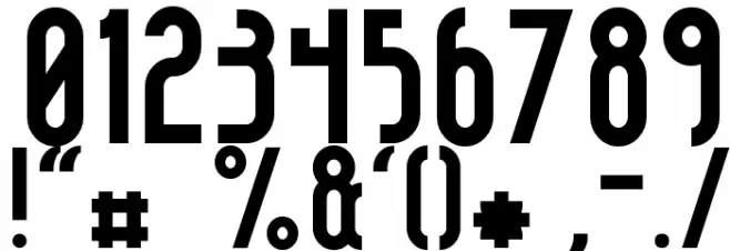 Bazar Font OTHER CHARS