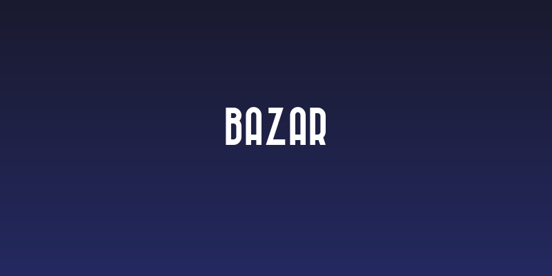Bazar Social Header