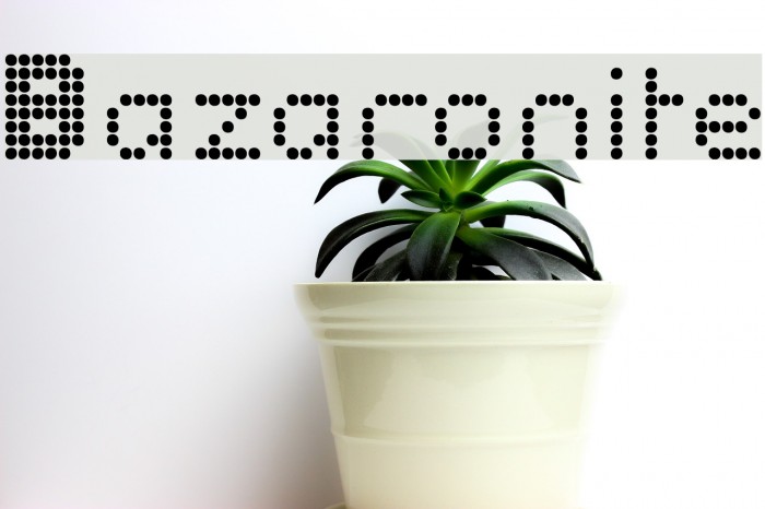 Bazaronite Font examples