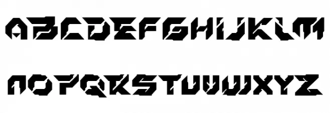 Bazer Schriftart Groß