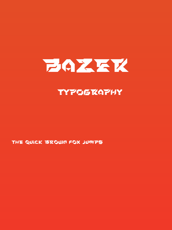 Bazer Poster