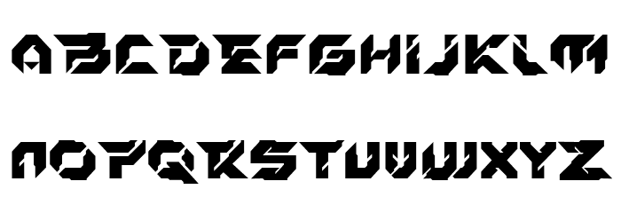 Bazer Font LOWERCASE